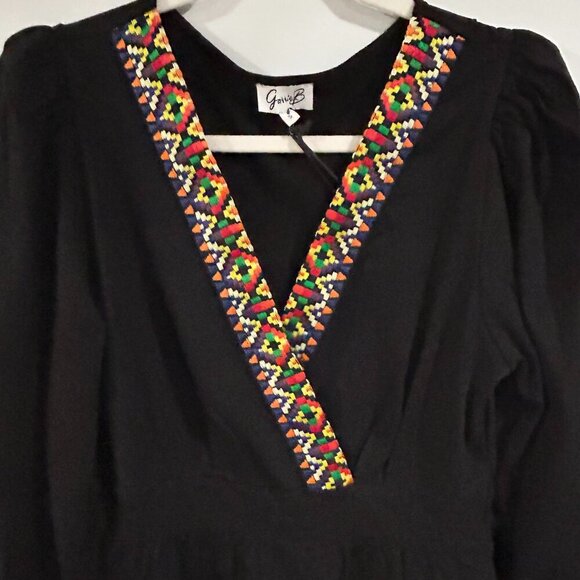 Garrie B V- Neck Mini Dress Size S - Picture 4 of 6